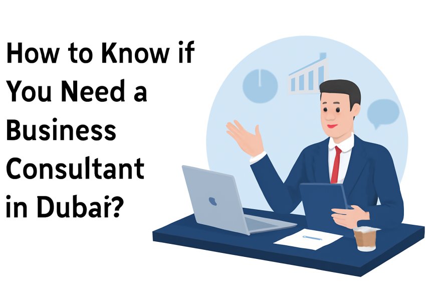 How to Know if You Need a Business Consultant in Dubai?