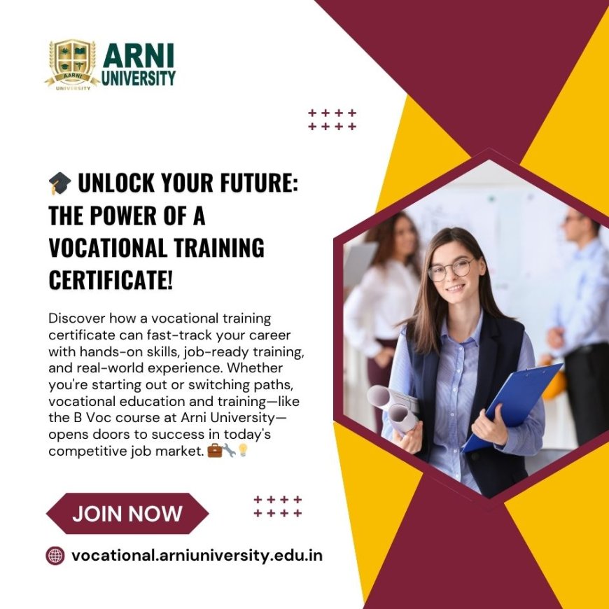 Benefits of Earning a Vocational Training Certificate