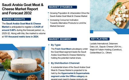 Saudi Arabia Goat Meat & Cheese Market Size, Share, and Growth Trends: Industry Analysis & Forecast to 2032- The Report Cube