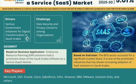 Saudi Arabia Software as a Service (SaaS) Market Analysis 2025–2030: Size, Share & Future Outlook