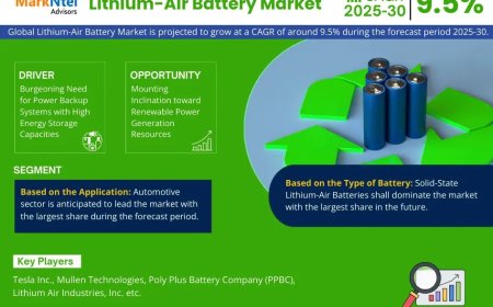 Lithium-Air Battery Market Analysis 2025–2030: Size, Share & Future Outlook