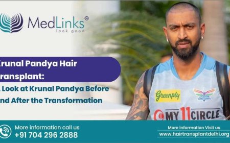 Krunal Pandya Hair Transplant: A Look at Krunal Pandya Before and After the Transformation