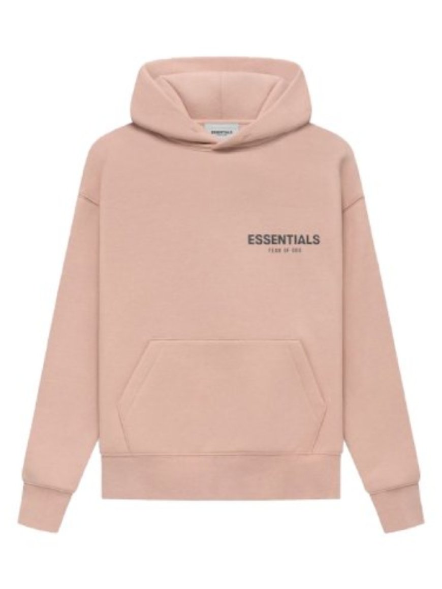 Essentials Hoodie in Pink: A Blend of Comfort and Minimal Style