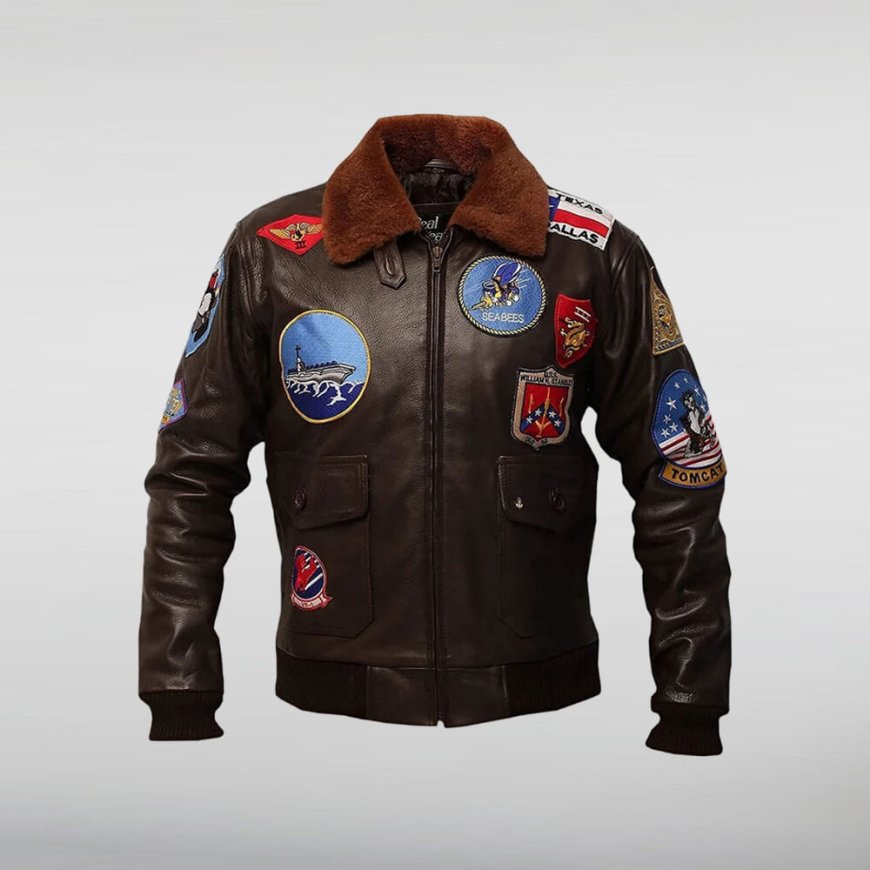 Top Gun Leather Jacket Inspired by Maverick