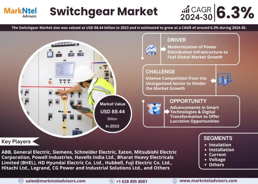 Switchgear Market Analysis 2024–2030: Size, Share & Future Outlook