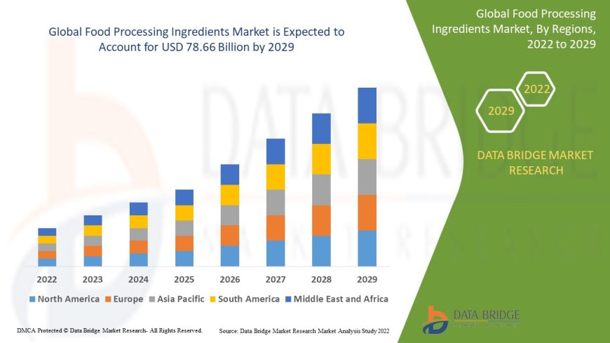 Food Processing Ingredients Market Size, Share, Trends, Key Drivers, Growth Opportunities and Competitive Outlook