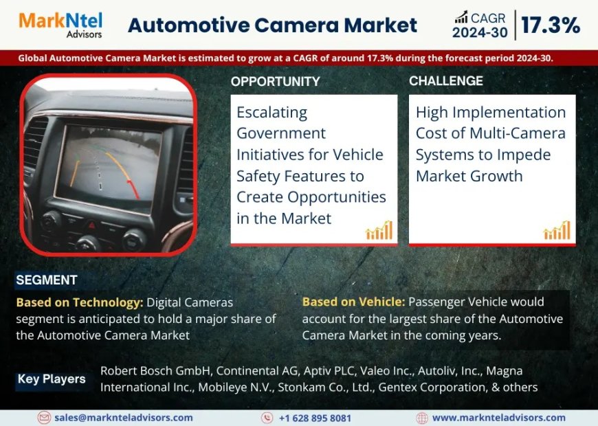 Automotive Camera Market Research 2024–2030: Growth, Size & Opportunities