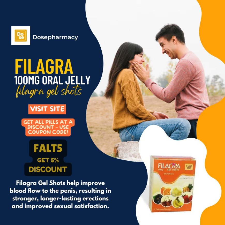 Experience Instant Power with Filagra Gel Shots for ED