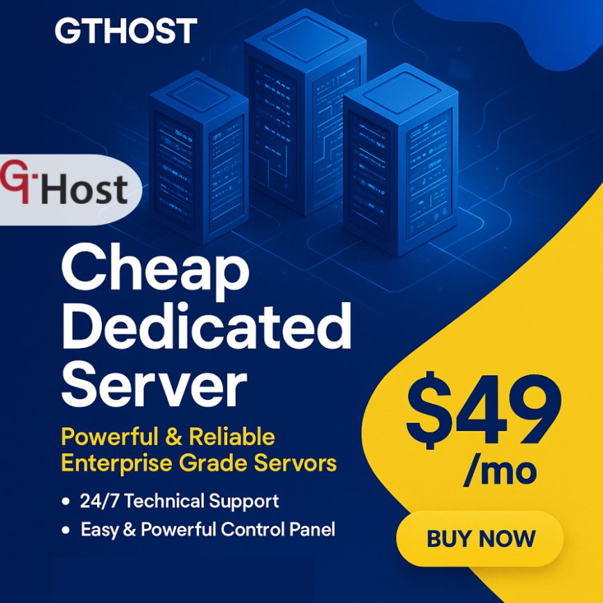 Dedicated Servers USA with Flexible Monthly Plans | GTHost